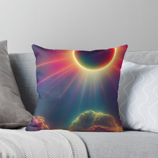 Item preview, Solar eclipse with rainbow colors designed and sold by PM-Artistic.