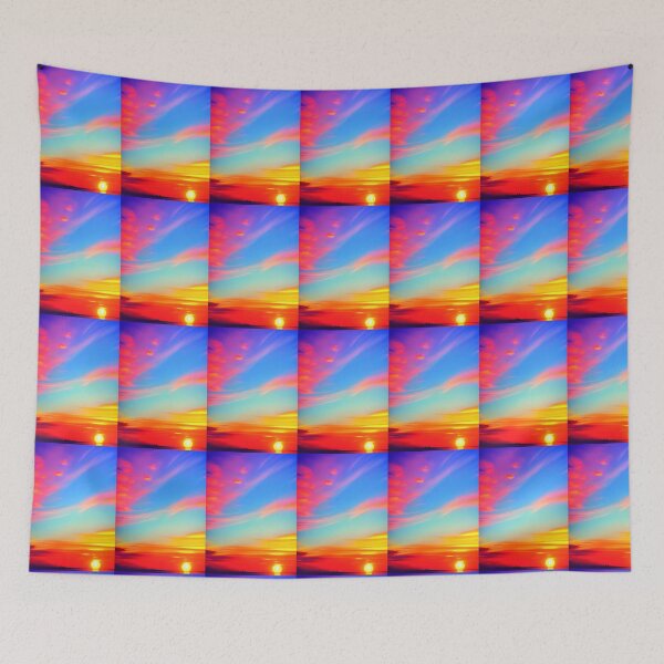 Item preview, CUTE COLORFUL OCEAN SUNSET  designed and sold by sailorsam1805.