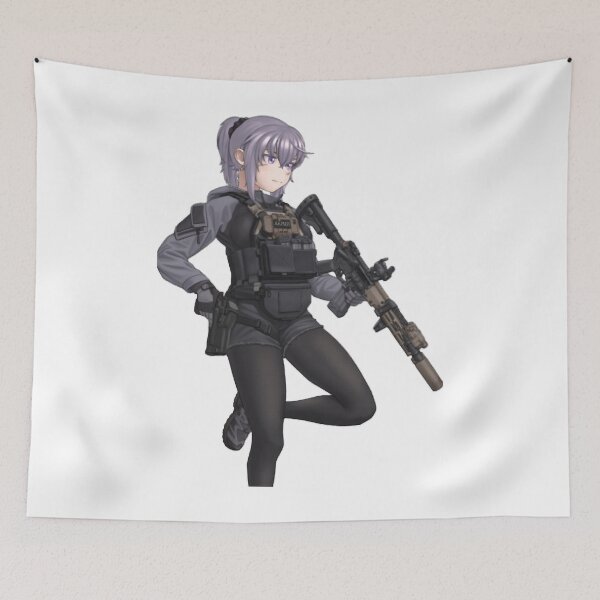 Aperçu de l'œuvre Vintage Photograp Military Art Fans Anime Cute Gun Ways To Make Girls Boys créée et vendue par MollySpielvogel.