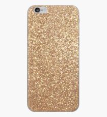 Copper Rose Gold Metallic Glitter iPhone Case