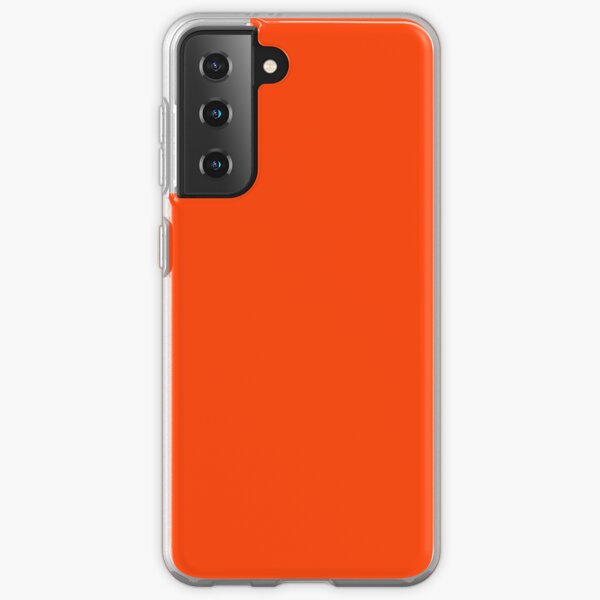 Bright Fluorescent Attack Orange Neon Samsung Galaxy Soft Case