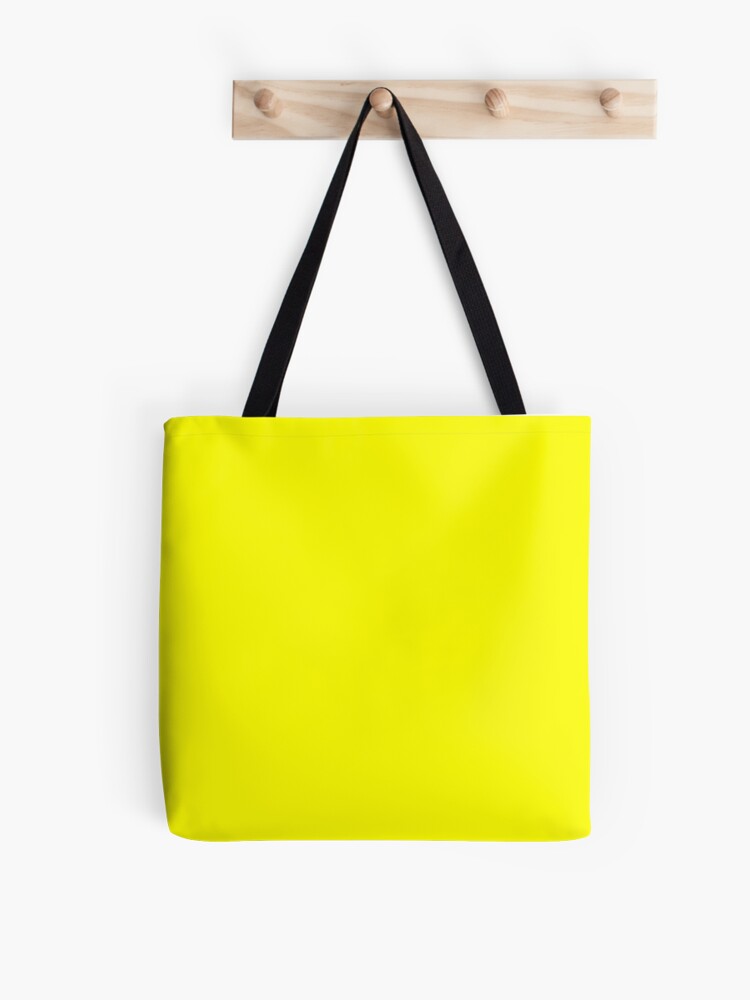 fluorescent yellow bag
