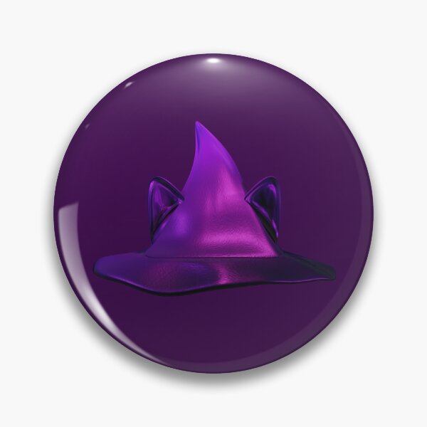 Item preview, Witches be Crazy: Purple Halloween Nekomimi Witch Hat designed and sold by With Love, InspireMari.