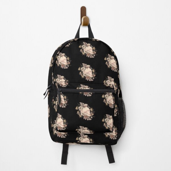Item preview, Beautiful Vintage Human Skull Illustration, Black Background designed and sold by TrulyEpoque.