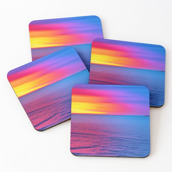 Item preview, PRETTY COLORFUL OCEAN SUNSET  designed and sold by sailorsam1805.