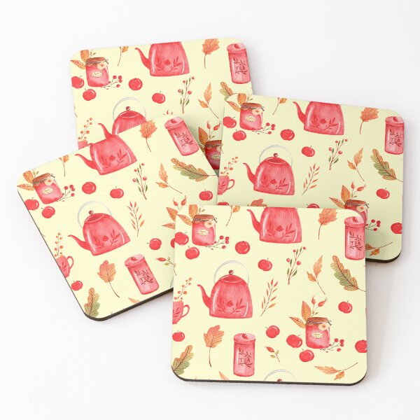 Item preview, Cottagecore fall hot drinks apple jam  designed and sold by pinkyfish1010.