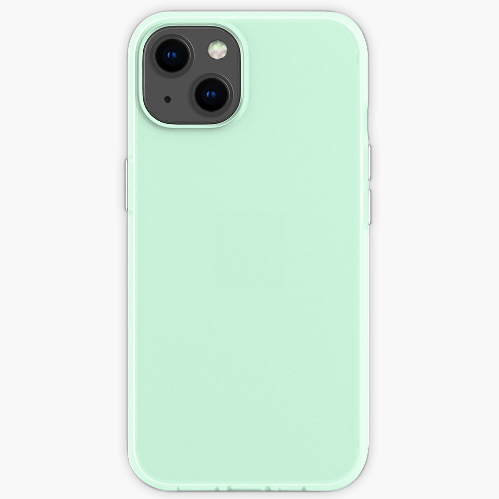 Pale Green Summermint Pastel Green Mint Iphone Case For Sale By Podartist Redbubble 