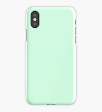 Pale Green Summermint Pastel Green Mint iPhone Case