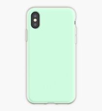 Blassgrün Summermint Pastel Green Mint iPhone-Hülle & Cover