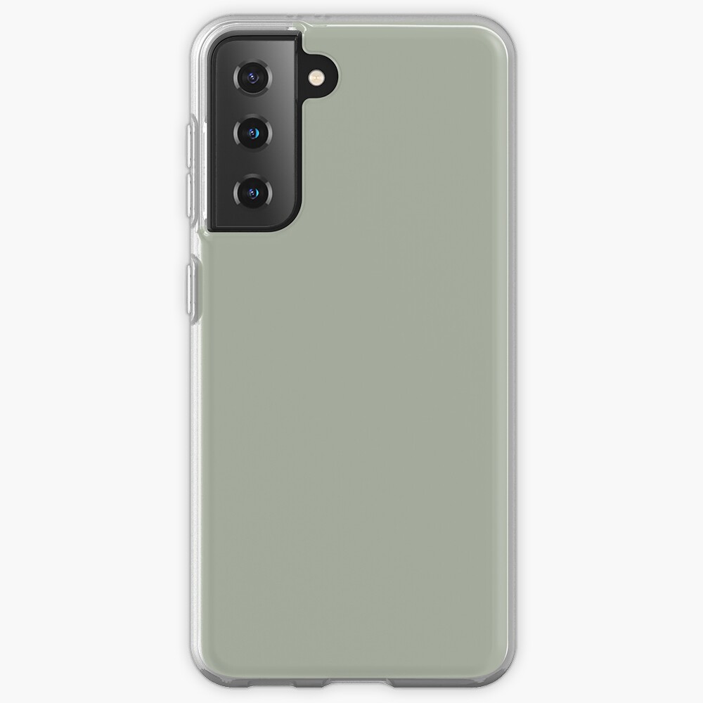 Desert Sage Grey Green Solid Color Samsung Galaxy Phone Case