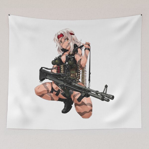 Aperçu de l'œuvre Affiche vintage Art militaire Fans Anime Cute Gun Special War Easy Ways créée et vendue par MollySpielvogel.