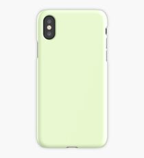 Soft Pale Celery Green Pastel iPhone Case