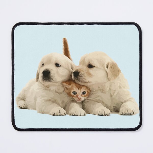 Item preview, Puppies And Cat designed and sold by Mahe-Art.