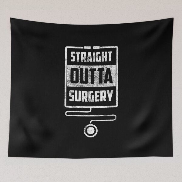 Item preview, Straight outta surgery - funny nurse designed and sold by Captain Mood.