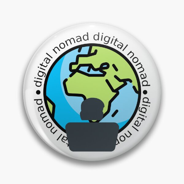 Item preview, digital nomad designed and sold by yourgeekside.