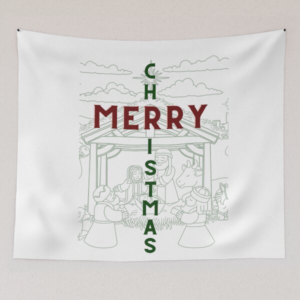 Item preview, Merry Christmas Manger Scene designed and sold by Ric1926.