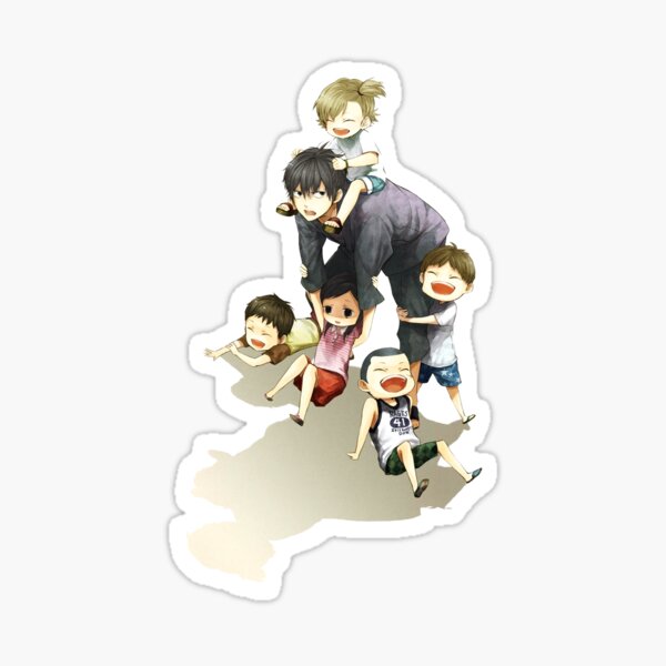 barakamon manga cute anime tshirt Sticker for Sale by chibili