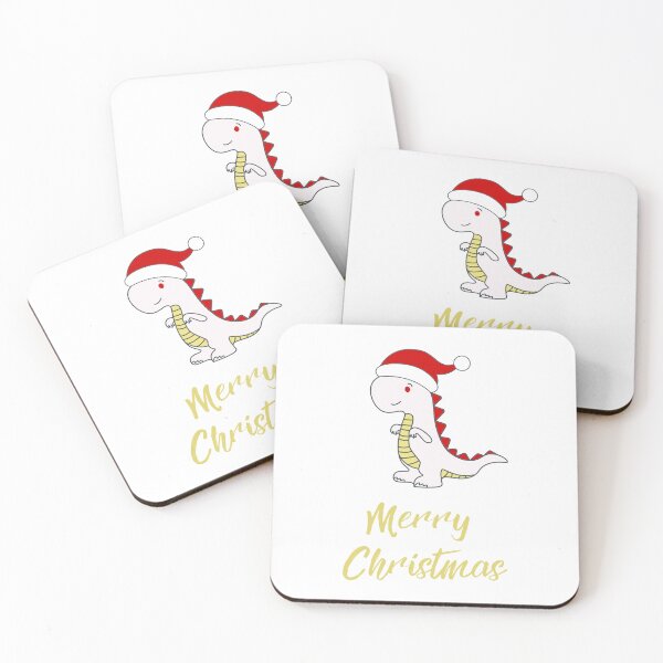 Item preview, Merry Christmas Albino Dino designed and sold by Coffee Lifestyle.