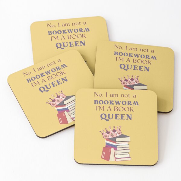 Item preview, No,I Am Not a Bookworm Im a Book Queen designed and sold by Vimbuy.