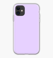 Pale Lilac Solid Color iPhone Case