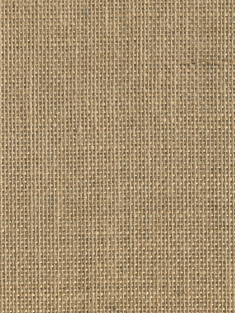 Natural Woven Beige Burlap Sack Cloth by podartist