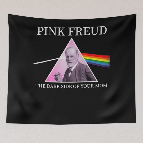 Aperçu de l'œuvre Psychologie Freud Pink Dark Side of the Mom Freudian T-shirt classique créée et vendue par Robert542.