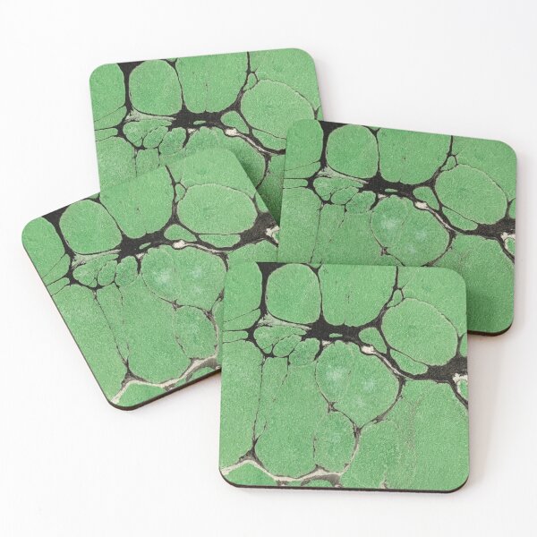 Aperçu de l'œuvre Blob de vert marbré créée et vendue par Hilomind.