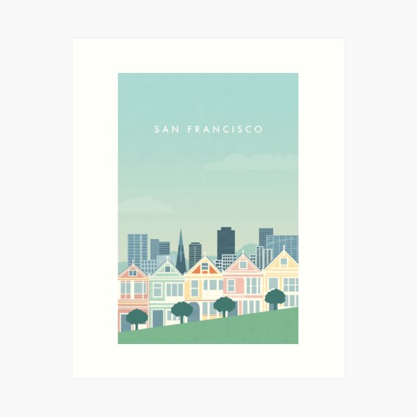Item preview, San Francisco illustration designed and sold by Anna Katinka Reinke.