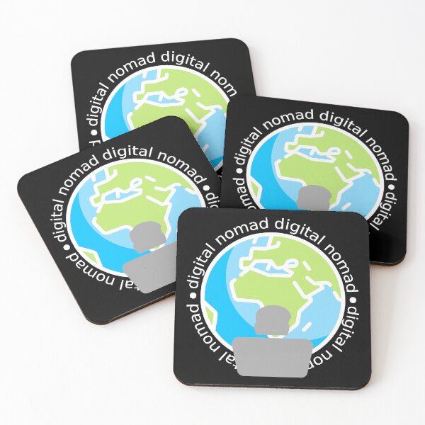 Item preview, digital nomad white edition designed and sold by yourgeekside.