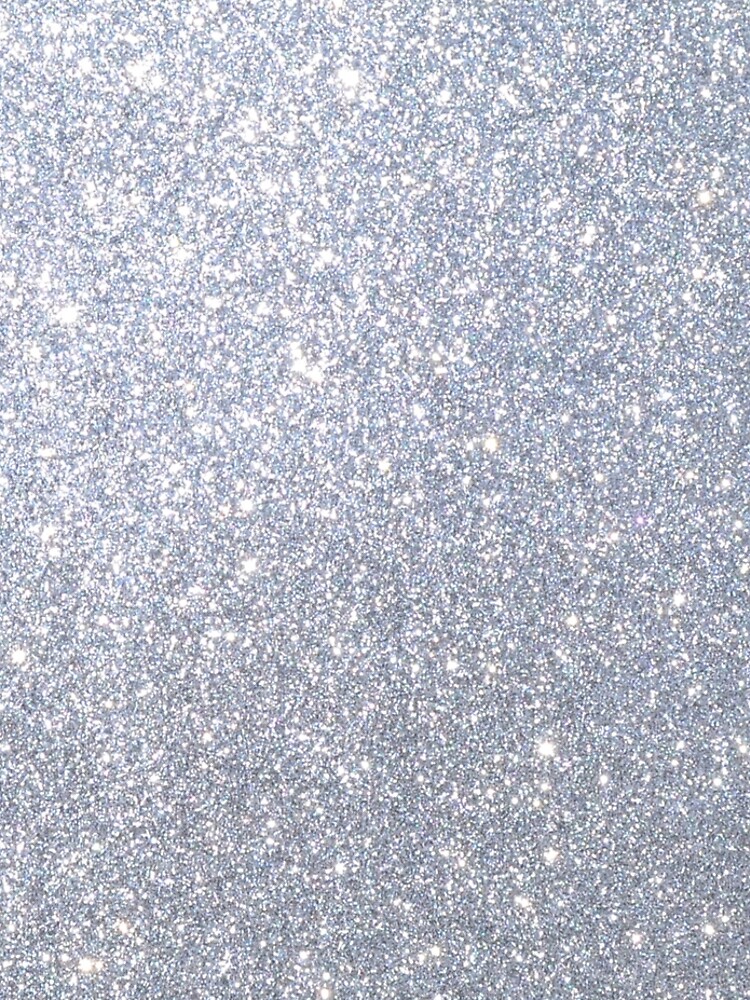 Silver Metallic Sparkly Glitter by podartist