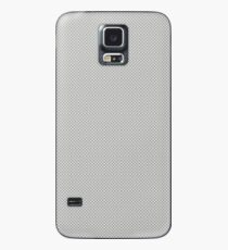 Grey and White simulated Carbon Fiber Case/Skin for Samsung Galaxy