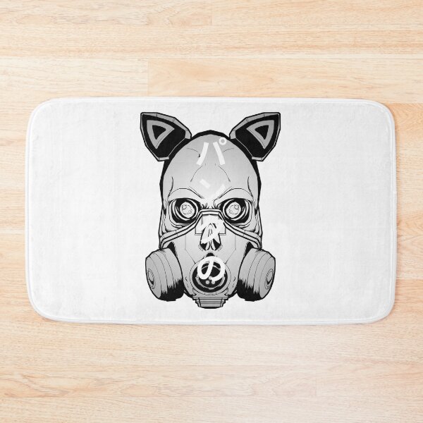 Item preview, Cyberpunk Skull Gas Mask Japanese Kanji - パンクの designed and sold by PVSKI.