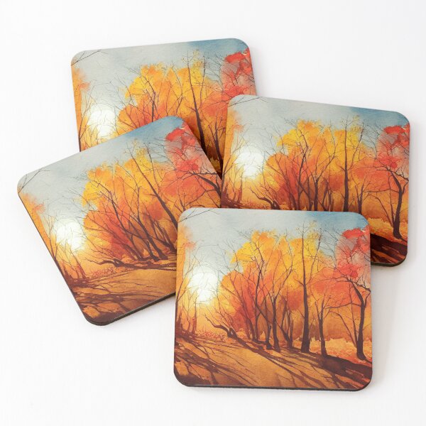 Item preview, Fall watercolor painting designed and sold by PM-Artistic.