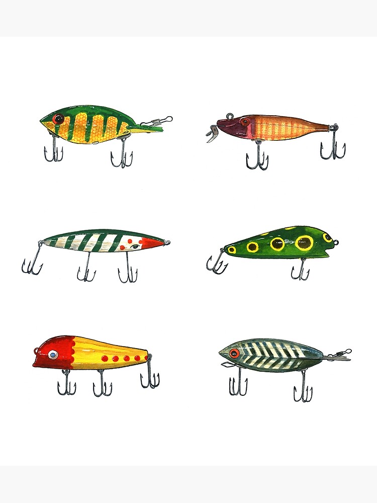 Vintage Fishing Lures Photographic Print for Sale by tupa