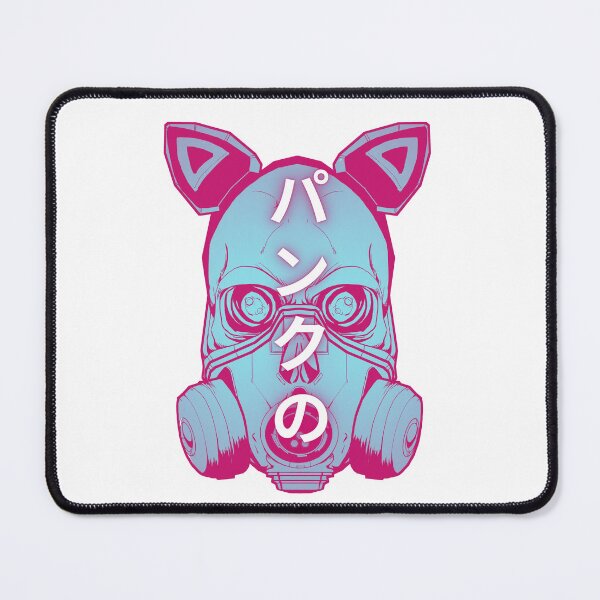 Item preview, Cyberpunk Skull Gas Mask Japanese Kanji - パンクの designed and sold by PVSKI.