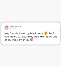 Paris Hilton Sticker