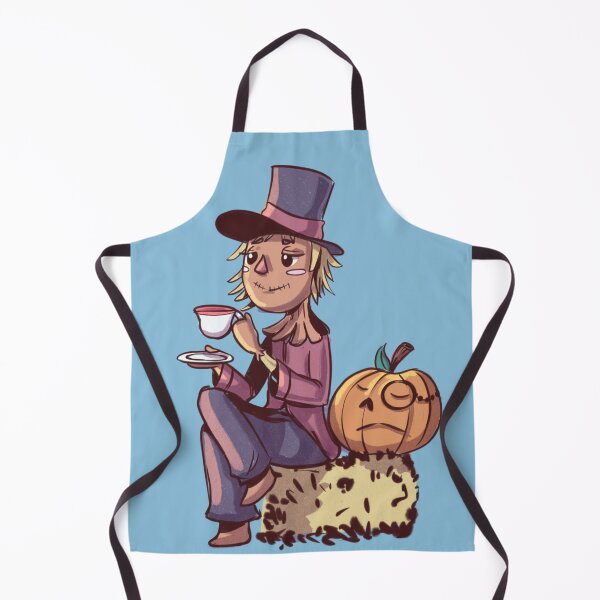 Item preview, Fancy Scarecrow drinking tea with Arrogant Pumpkin designed and sold by YazminCityArts.