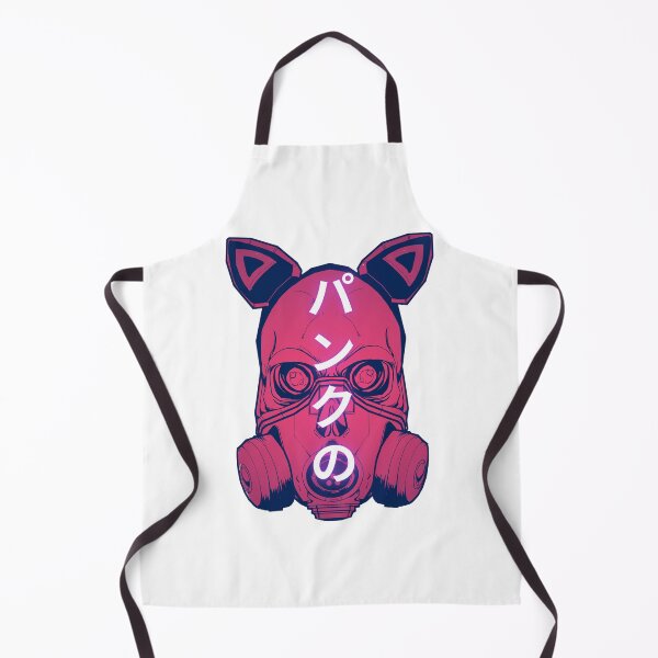 Item preview, Cyberpunk Skull Gas Mask Japanese Kanji - パンクの designed and sold by PVSKI.