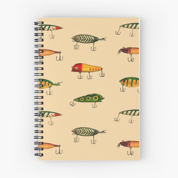 Item preview, Vintage Fishing Lures Pattern designed and sold by tupa.