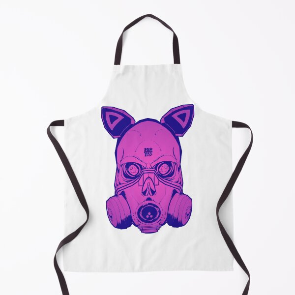 Item preview, Cyberpunk Skull Gas Mask Japanese Kanji - 鬱 designed and sold by PVSKI.