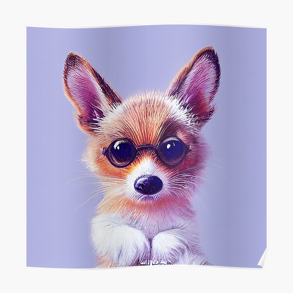 "Fennec Fox, Baby Fennec Fox" Poster for Sale by cagatayakturk | Redbubble