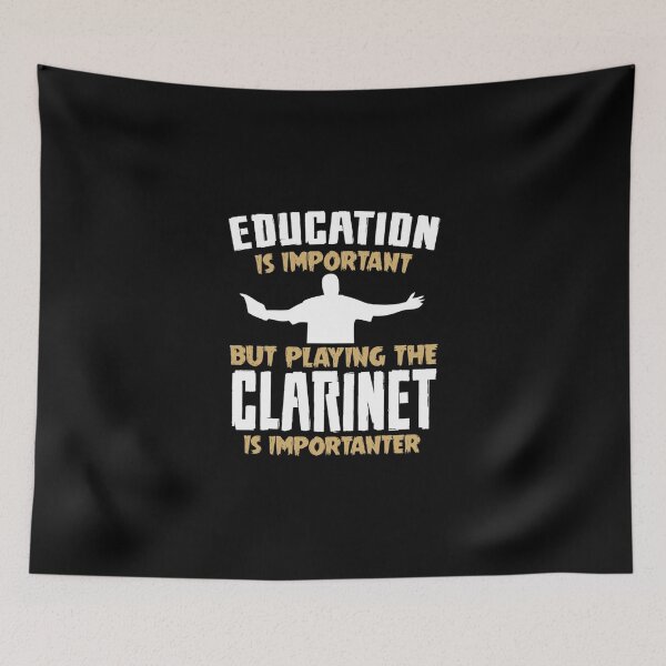 Item preview, Clarinet Playing Is Importanter Quote Racerback Tank Top designed and sold by bzestore044.