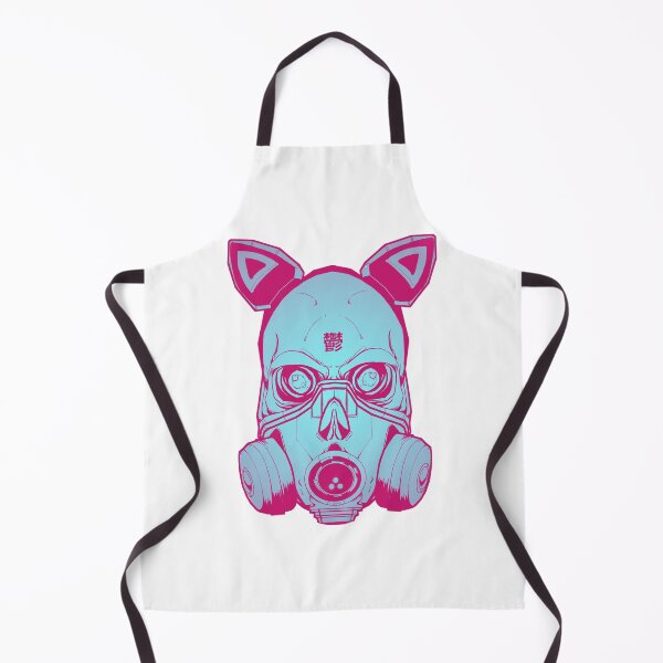 Item preview, Cyberpunk Skull Gas Mask Japanese Kanji - 鬱 designed and sold by PVSKI.