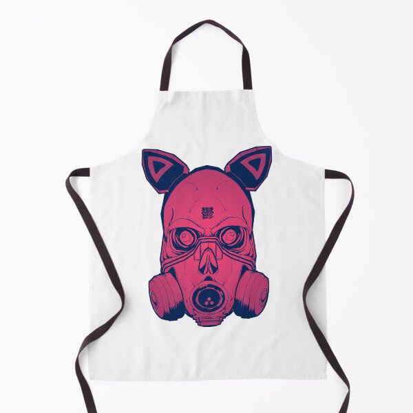 Item preview, Cyberpunk Skull Gas Mask Japanese Kanji - 鬱 designed and sold by PVSKI.
