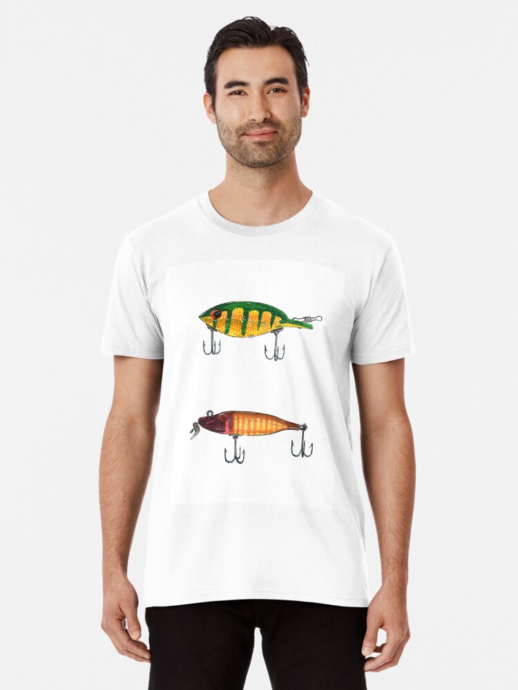 Vintage Fishing Lures 1 Premium T-Shirt for Sale by tupa