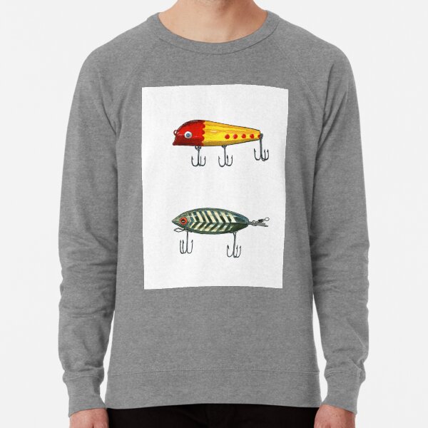 fishing lure sweatshirt