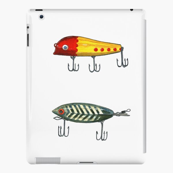  Vintage Fish Lures Wall Art Prints - Set of Two (8x10
