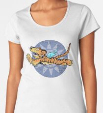 Flying Tigers Tshirt - Weathered Version - Airplane Insignia - World War II - Military Memorabilia - Military Insignia Tshirt Women's Premium T-Shirt