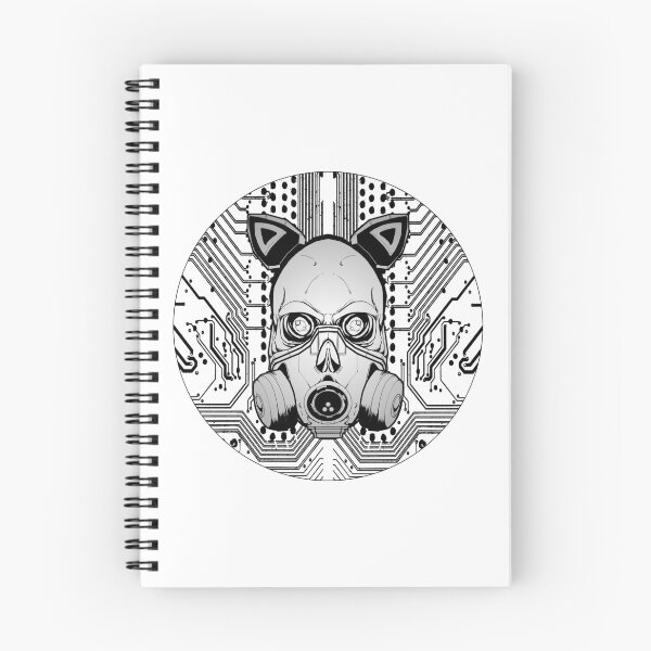 Item preview, Cyberpunk Skull Gas Mask Circuit Board designed and sold by PVSKI.