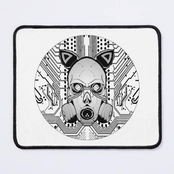 Item preview, Cyberpunk Skull Gas Mask Circuit Board designed and sold by PVSKI.